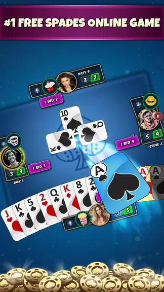 Spades Online - Ace Of Spade Cards Game Screenshot 1