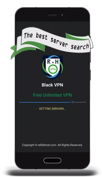 R.H VPN - Free VPN Unlimited  & Unblock Proxy Screenshot 1