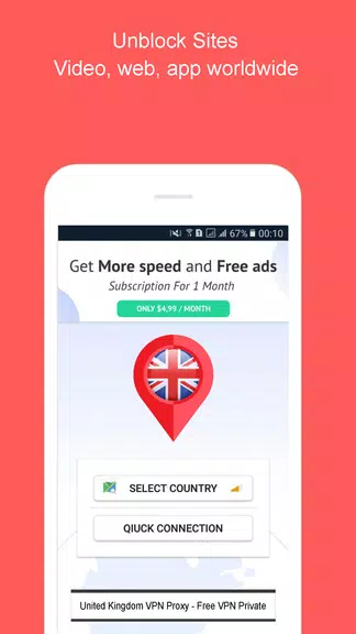 United Kingdom VPN Proxy - Free VPN Private Screenshot 2