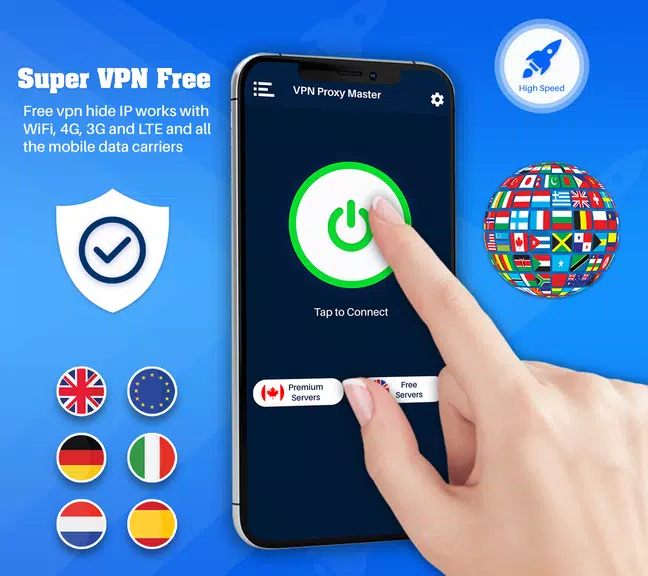 Super Vpn Free : Fast Vpn Master & Secure Vpn App Screenshot 3