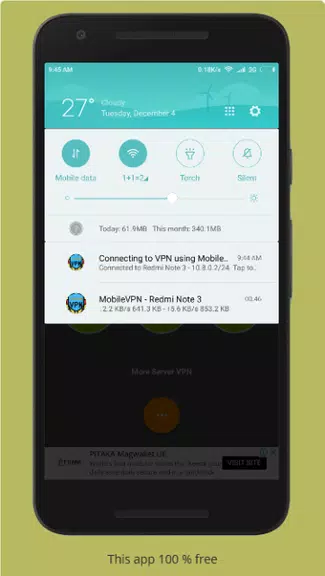 Mobile VPN - Free VPN Unlimited Screenshot 3