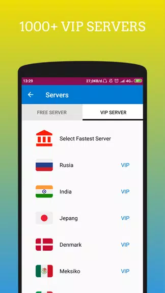 VPN1 - Free Fast Unlimited & Unblock Screenshot 3