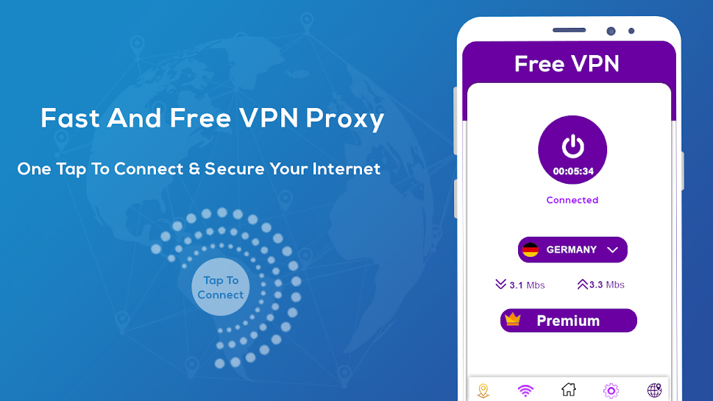 Blue Spot VPN Proxy Server Screenshot 1