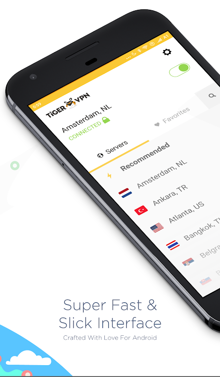 VPN by tigerVPN - For Android Screenshot 3