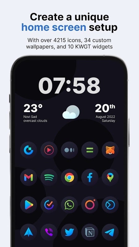 Hera Dark Icon Pack Screenshot 4