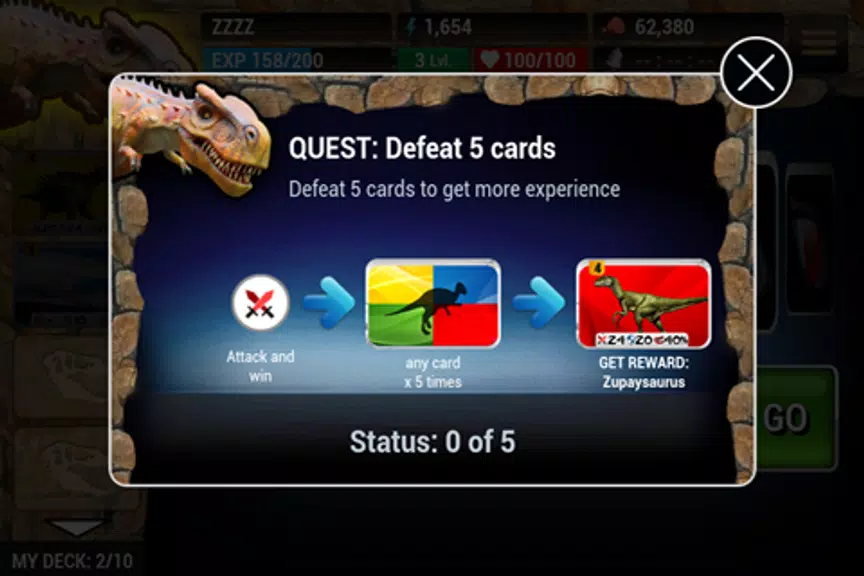 Dinosaur Online Card Wars Screenshot 4