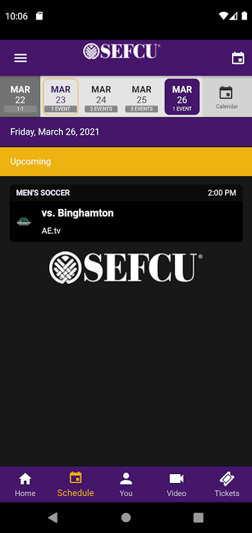 UAlbanySports Screenshot 2