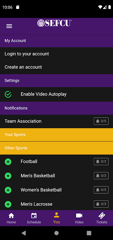 UAlbanySports Screenshot 3