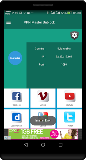 Super VPN Free Unblock Sites Screenshot 3