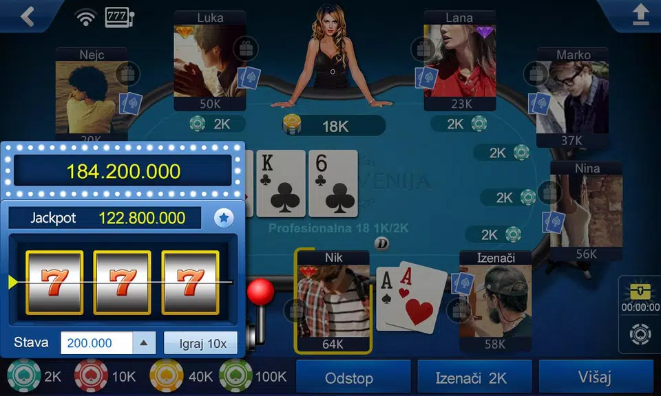 Poker Slovenija Screenshot 3