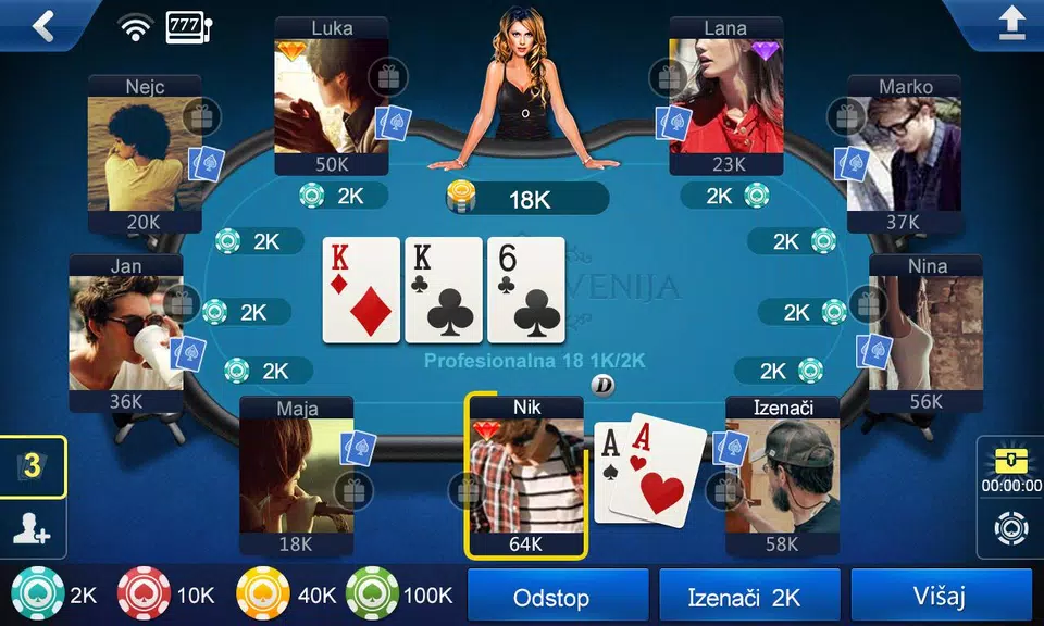 Poker Slovenija Screenshot 4