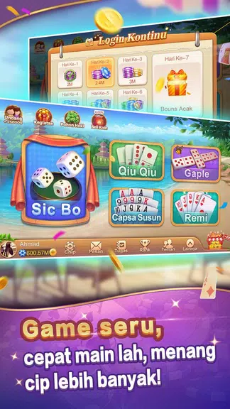 SicBo Online - Dan QiuQiu Gaple Screenshot 2