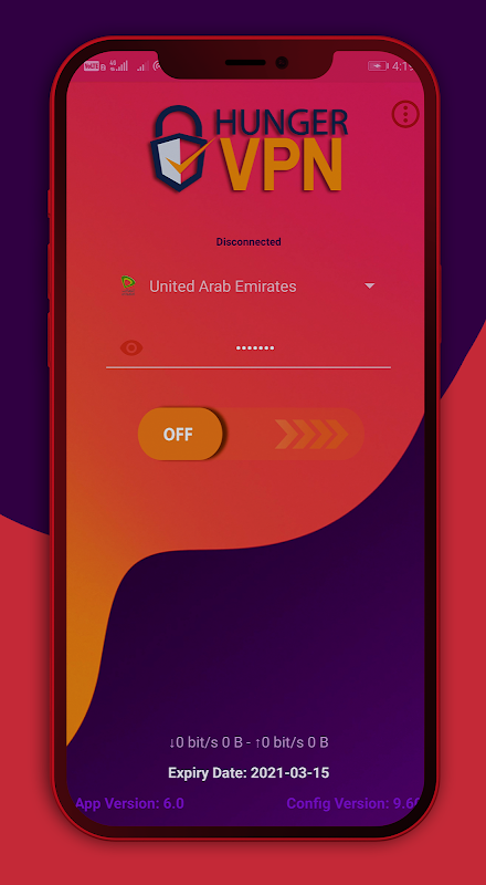 Hunger VPN Free Data Screenshot 2