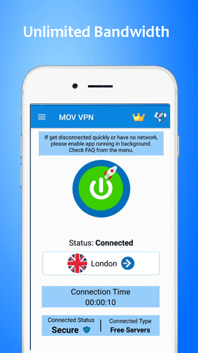 MOV VPN Best Free VPN Residential Proxies Servers Screenshot 4