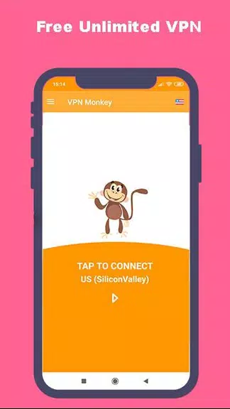 VPN Monkey - Free Unlimited VPN & Secure Hotspot Screenshot 1