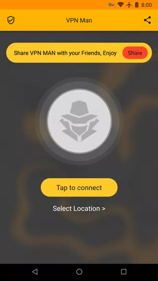 Free and secure VPN فیلترشکن قوی و پرسرعت -VPN Man Screenshot 3