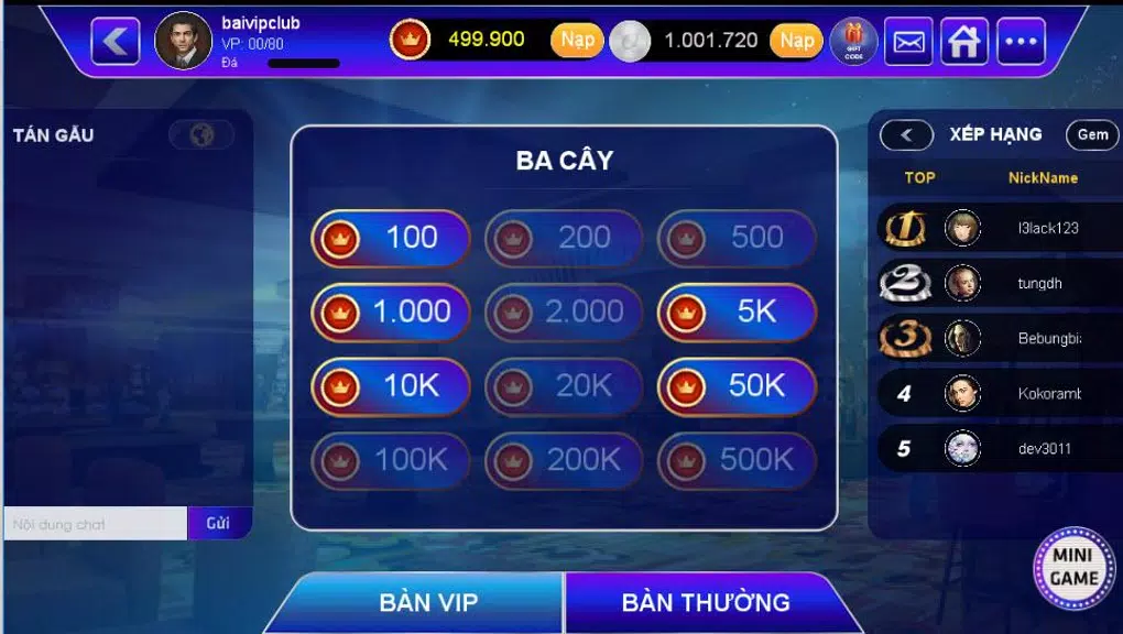 XGEM Game đánh bài đổi thưởng online Hot nhất 2017 Screenshot 4