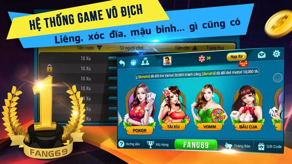 Fang69 – Game Bai Doi Thuong Screenshot 2