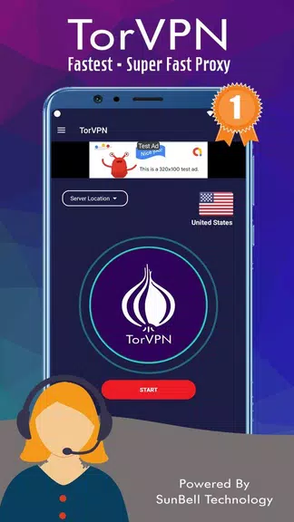 TorVPN Lite - Fast, Free Proxy & Unlimited VPN Screenshot 2