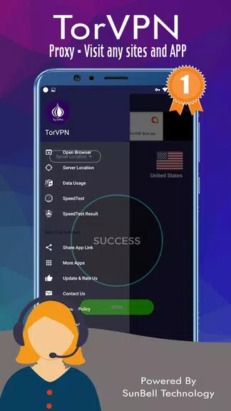 TorVPN Lite - Fast, Free Proxy & Unlimited VPN Screenshot 4