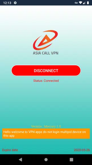 ASIA CALL VPN Screenshot 4