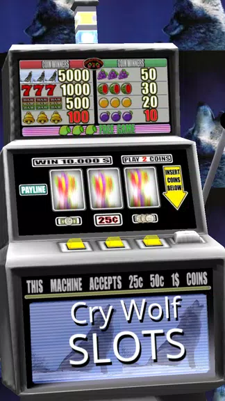 3D Cry Wolf Slots - Free Screenshot 3