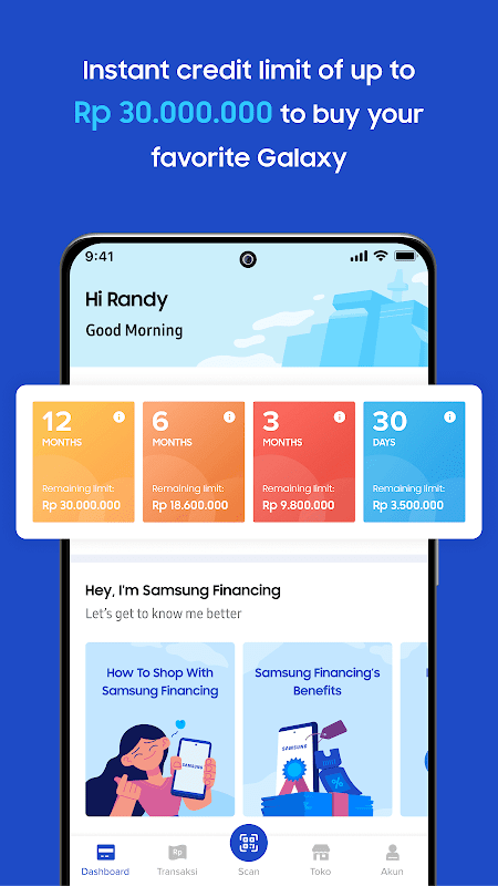 Samsung Financing Screenshot 2