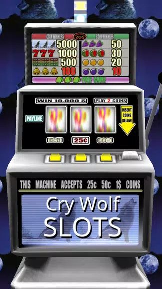 3D Cry Wolf Slots - Free Screenshot 1