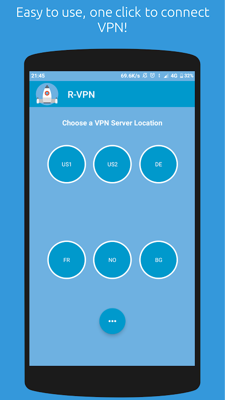 R-VPN – Free VPN For Android Screenshot 2