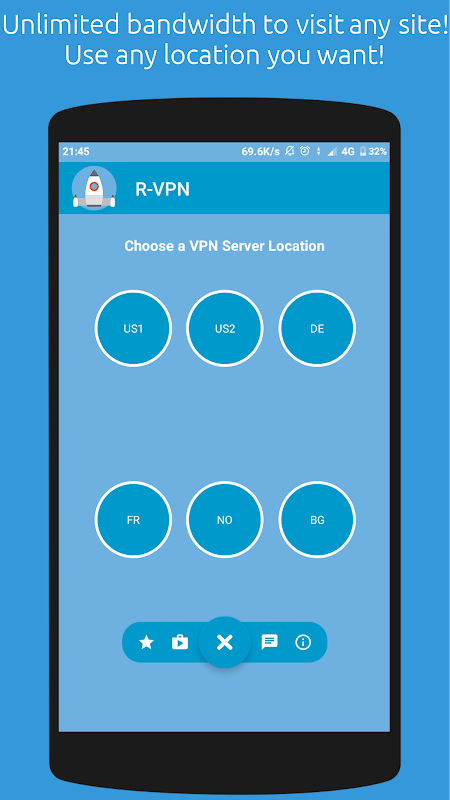 R-VPN – Free VPN For Android Screenshot 3