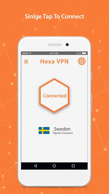 Hexa VPN - Free, Fast, Unlimited & Secure Hotspot Screenshot 2