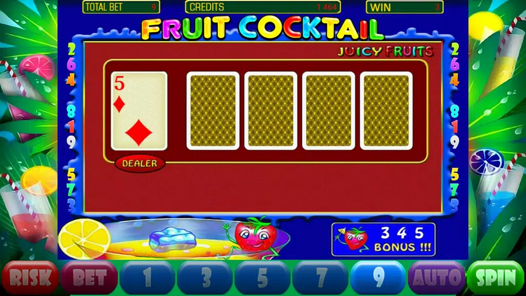 Fruit Cocktail Deluxe Slot Screenshot 2