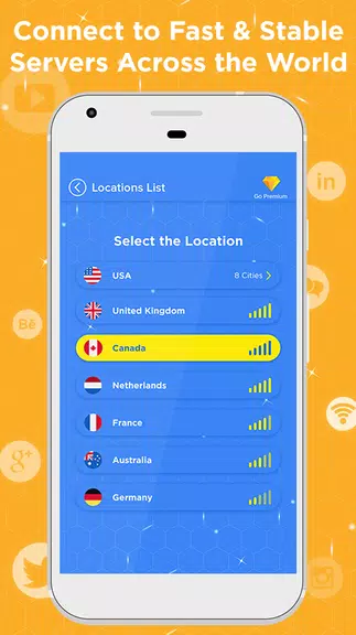 Super VPN - VPN Hotspot Screenshot 2