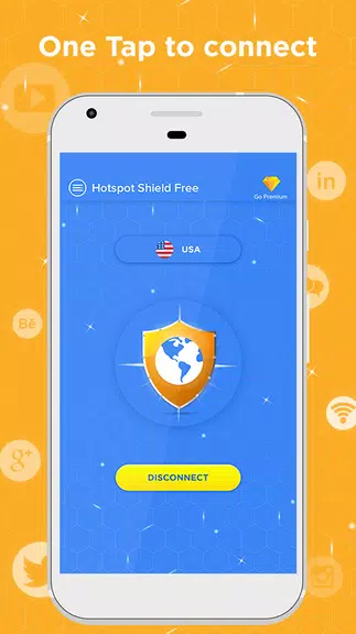 Super VPN - VPN Hotspot Screenshot 1