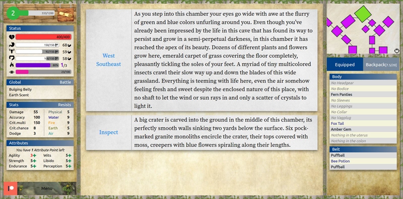 Dryad Quest RPG: A Tale of Lust and Glory Screenshot 2