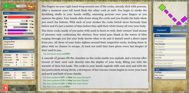 Dryad Quest RPG: A Tale of Lust and Glory Screenshot 1