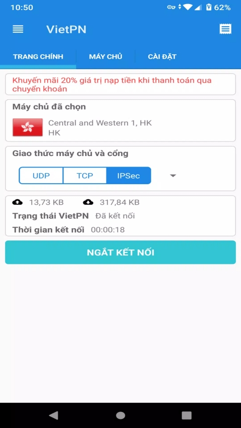 Free VPN - No Ads & Unlimited VPN VietPN Screenshot 1