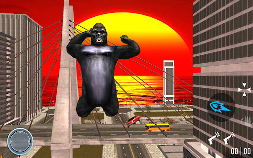 Kaiju Godzilla VS Kong Gorilla City Destruction 3D Screenshot 1