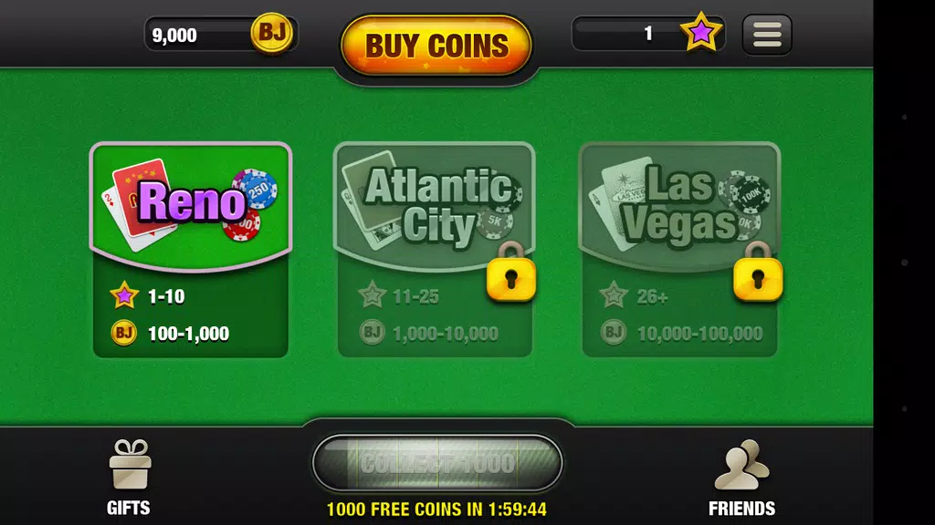 Free Blackjack Online Game Screenshot 2