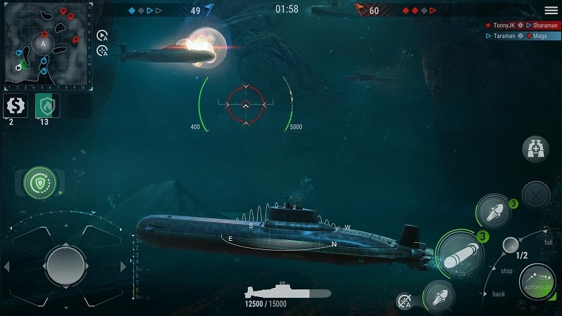 WORLD of SUBMARINES: Navy PvP Screenshot 2