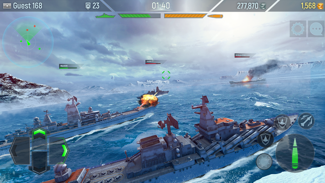 Naval Armada: Battleship Game Mod Screenshot 4