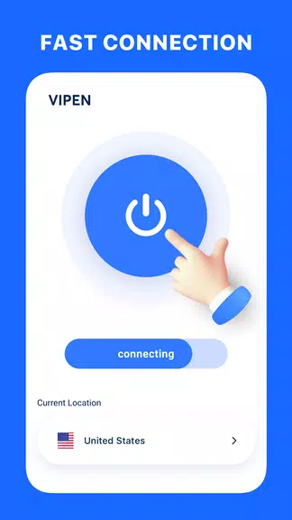 Vipen: fast super VPN master Screenshot 2