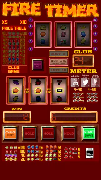 slot machine fire timer Screenshot 4