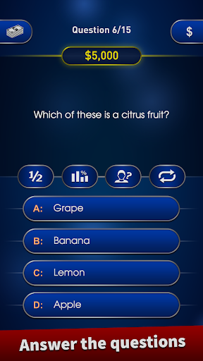 Millionaire 2023 Trivia Quiz Screenshot 1