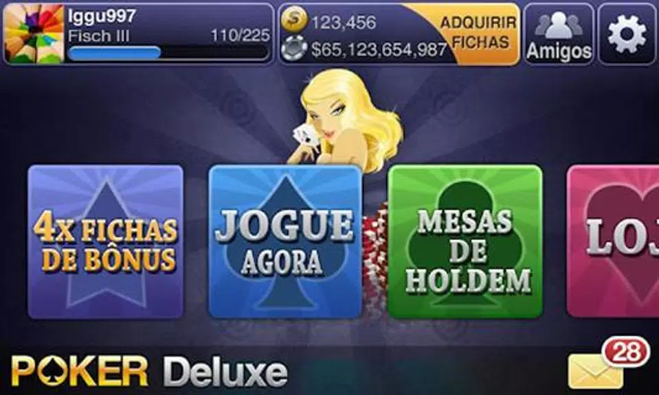 Texas HoldEm Poker Deluxe (BR) Screenshot 1