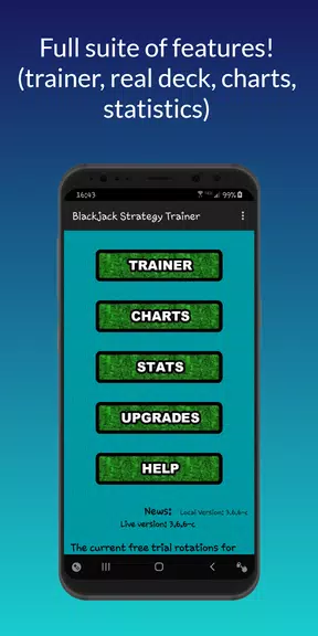 Blackjack Strategy Trainer Screenshot 1