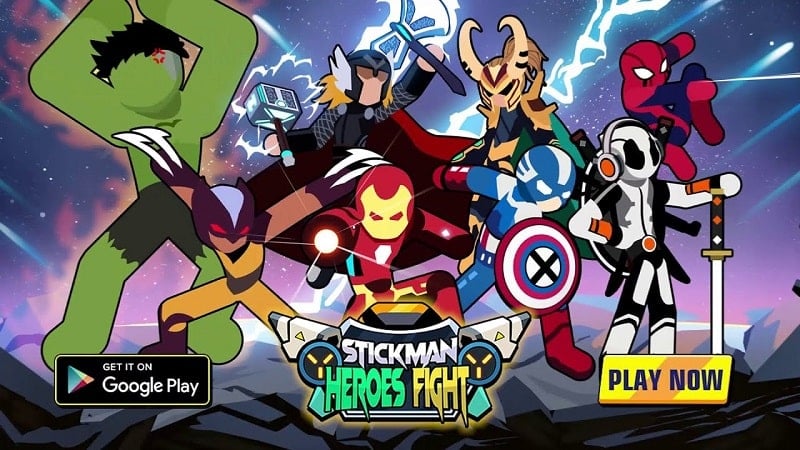 Stickman Heroes Screenshot 1