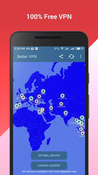 Better VPN -Free Unlimited VPN & WiFi Privacy Screenshot 1