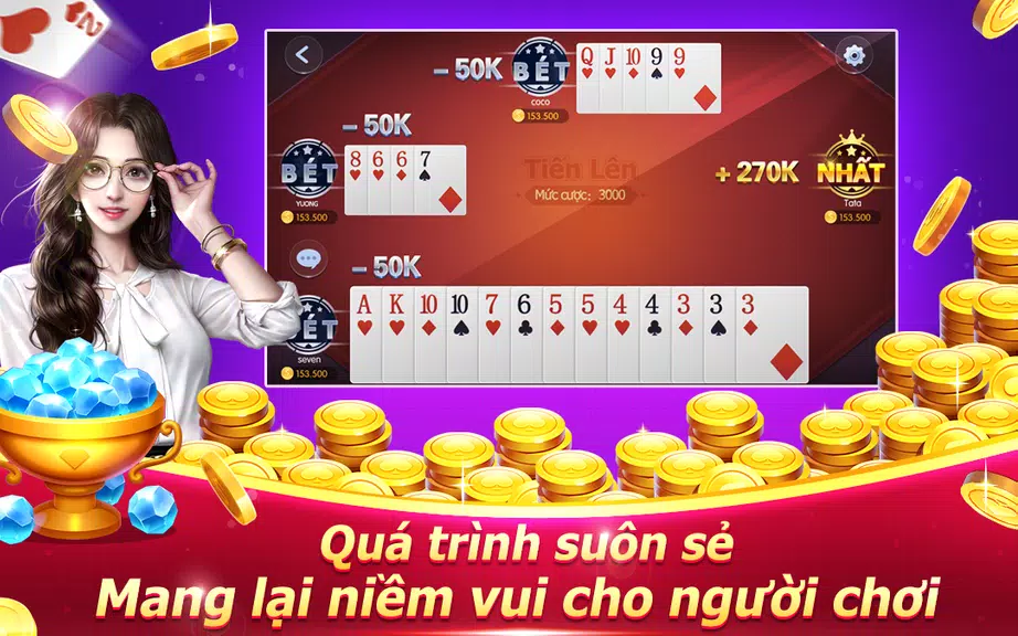 Lộc77-Tiến lên liêng ba cây Screenshot 3