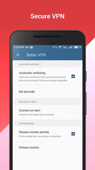 Better VPN -Free Unlimited VPN & WiFi Privacy Screenshot 2